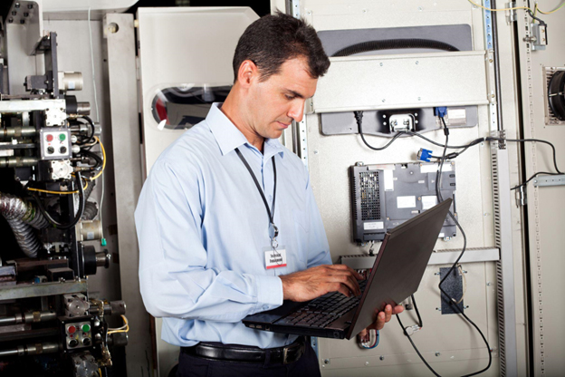 Technicians Fixing Circuit Board